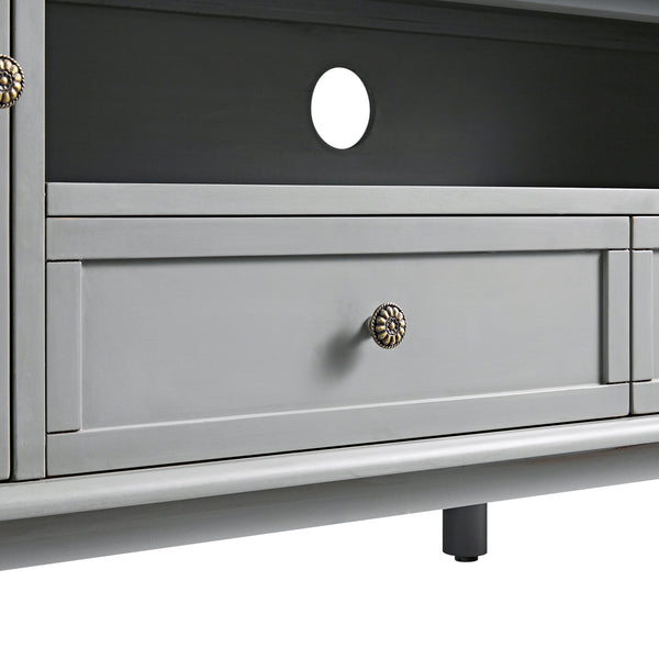 Chantilly Mid Grey 200cm Wide TV Unit