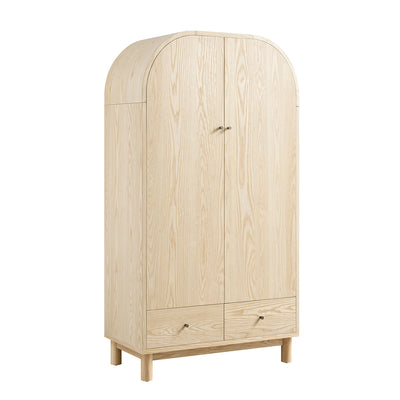 Maude Double Wardrobe, Natural Ash
