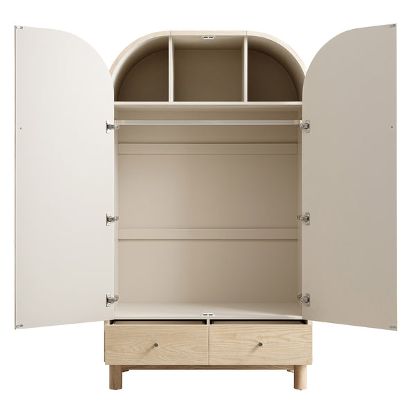 Maude Double Wardrobe, Natural Ash