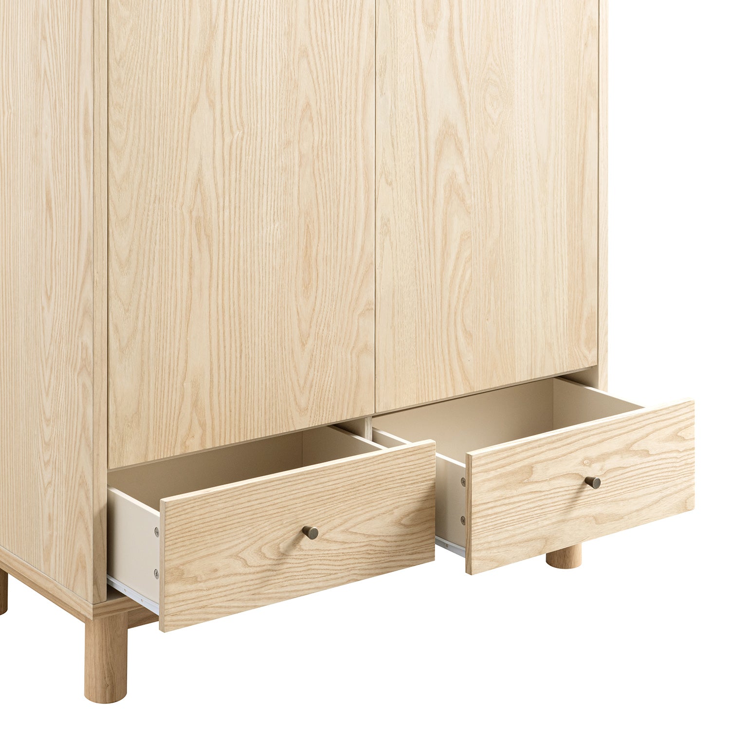 Maude Double Wardrobe, Natural Ash
