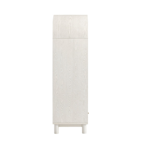 Maude Double Wardrobe, Washed White Ash