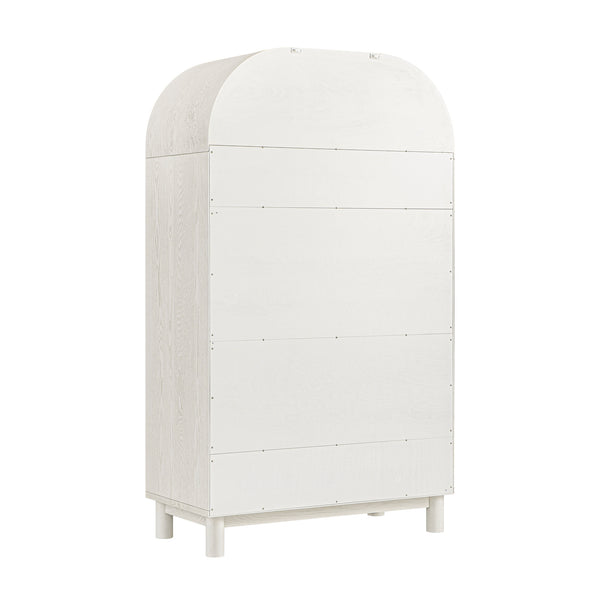 Maude Double Wardrobe, Washed White Ash