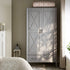 Elstowe Faux Bamboo Double Wardrobe, Warm Grey - daals