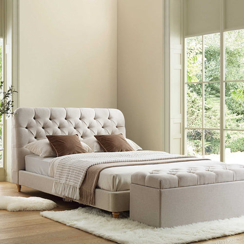 Leamington Deep-buttoned Bed Frames
