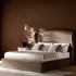 Kimberly Winged Upholstered Storage Bed, Taupe Velvet - daals