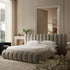 Sebastian Grand Storage Bed, Stone Teddy Bouclé