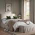 Egerton Box - Pleat Ottoman Storage Bed, Oatmeal Brushed Fabric - daals