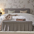 Egerton Box - Pleat Storage Bench, Stone Brushed Fabric - daals