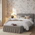 Egerton Box - Pleat Ottoman Storage Bed, Stone Brushed Fabric - daals