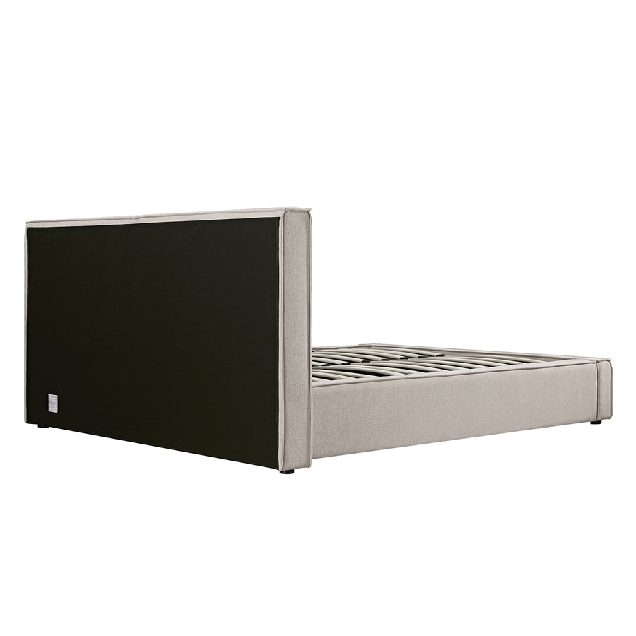 Claudine Ottoman Storage Bed, Oatmeal Weave - daals