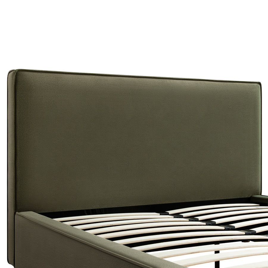 Forte Drawer Storage Bed, Dried Herb Mohair