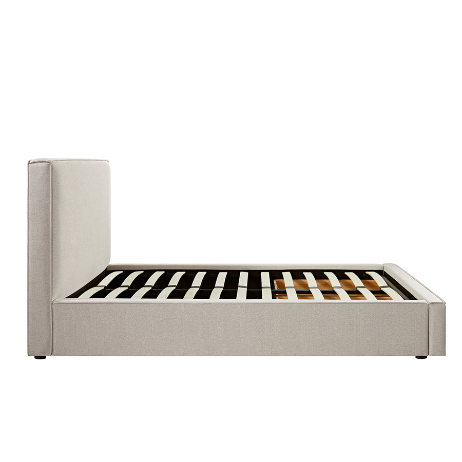 Forte Drawer Storage Bed, Oatmeal Weave