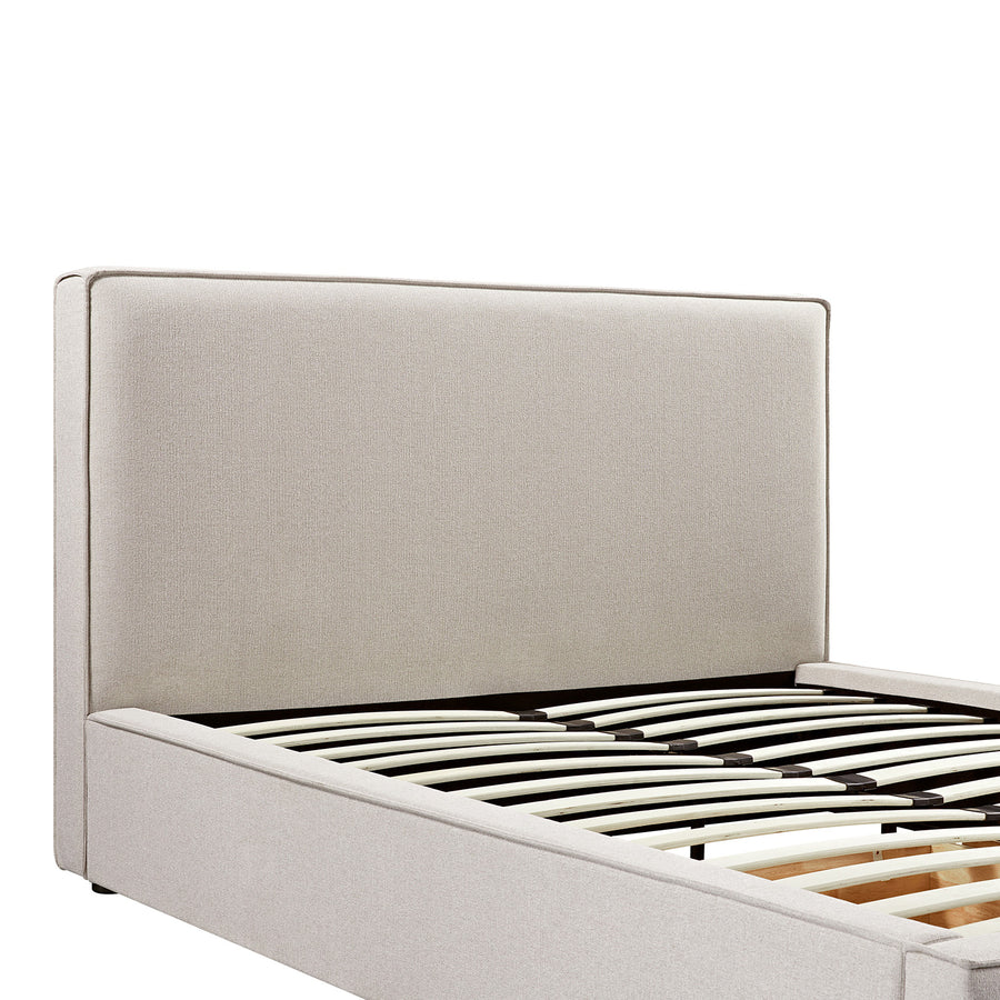 Forte Drawer Storage Bed, Oatmeal Weave