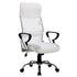 Sleek Design High Back Mesh Fabric Swivel Office Chair with Chrome Base, MO57 White - daals
