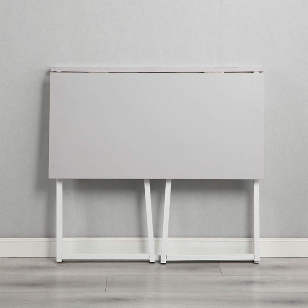 Compact Folding Desk in Grey (No Assembly)