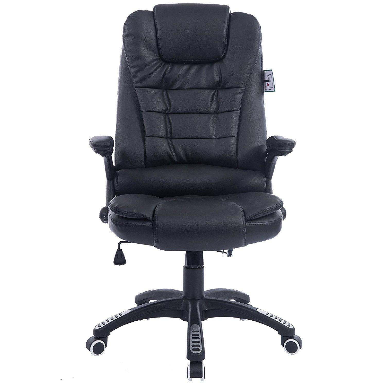 Executive Recline High Back Extra Padded Office Chair, MO17 Black