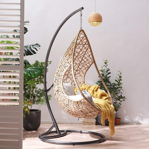 Indra Rattan Hanging Egg Chair