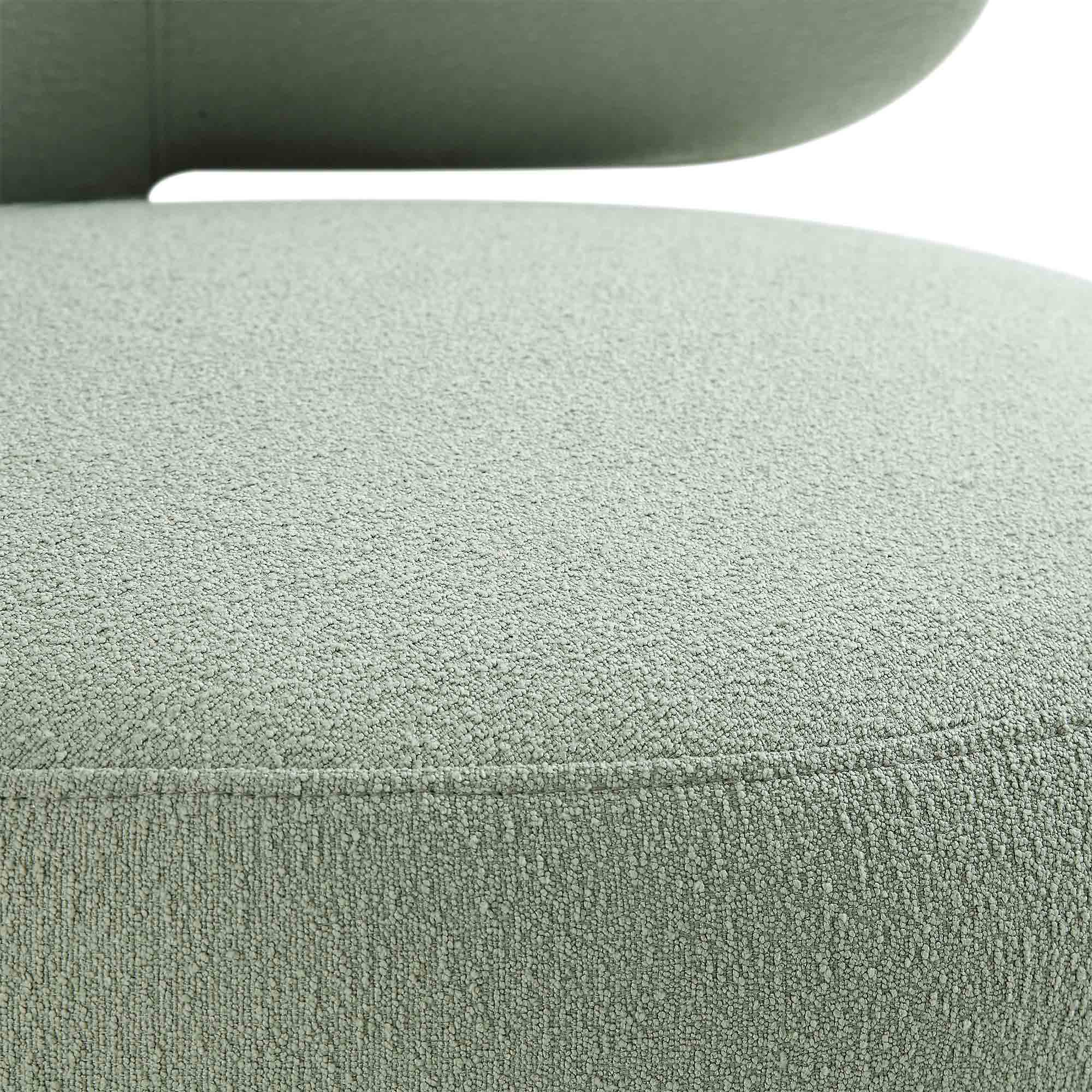 Penn Sage Green Boucle Wing Back Accent Chair