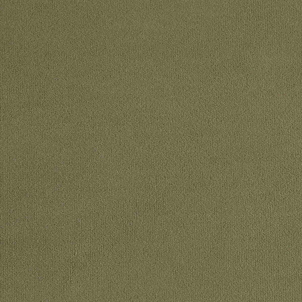 Brigette 3-Seater Olive Green Velvet Sofa with Antique Brass Castor Legs