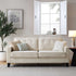 Harper 3-Seater Slope Arm Beige Woven Fabric Sofa
