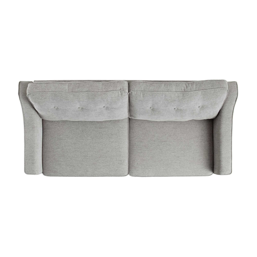 Harper 3 - Seater Slope Arm Grey Woven Fabric Sofa - daals