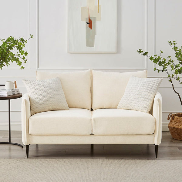Bari Beige Woven Fabric Sofa - daals