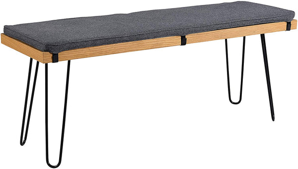 MEILEN Oak Dining Table Set with 2 Stools and 1 Dining Bench - daals