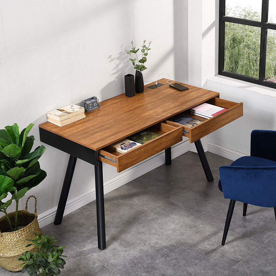 ZERMATT Smart Desk with Built-in Bluetooth/USB Speaker & Charger