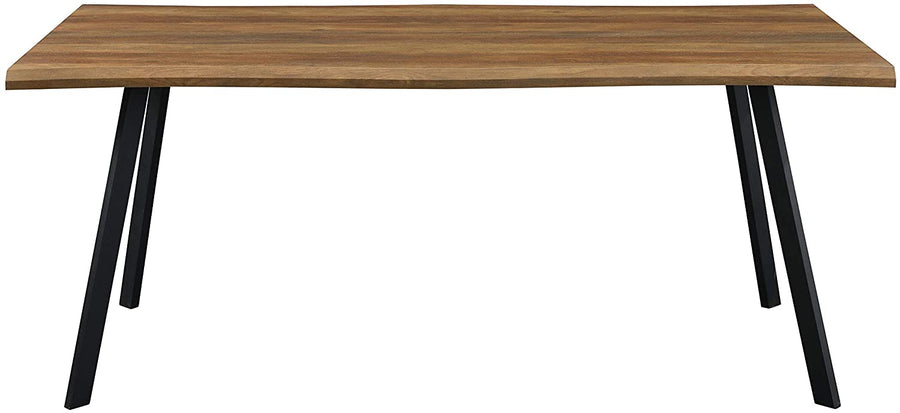 Kenora Wood Effect 180 cm Dining Table with Curved Edges 6 Seater
