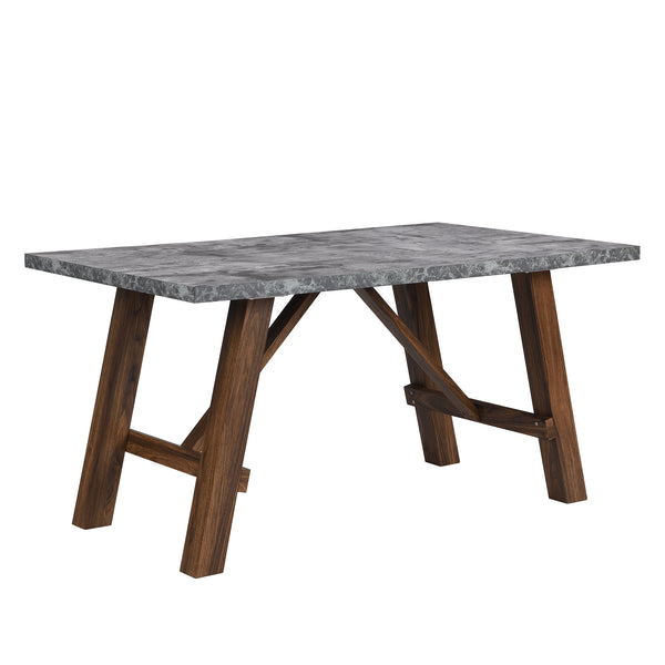 Lambeth Concrete effect 150cm Dining Table
