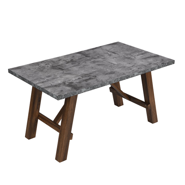 Lambeth Concrete effect 150cm Dining Table