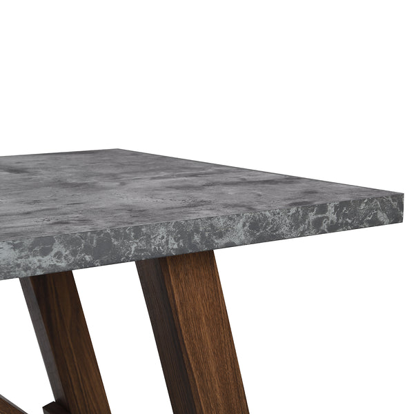 Lambeth Concrete effect 150cm Dining Table