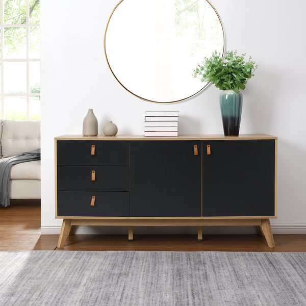 Tallis Two Tone Sideboard with 2 doors and 3 drawers