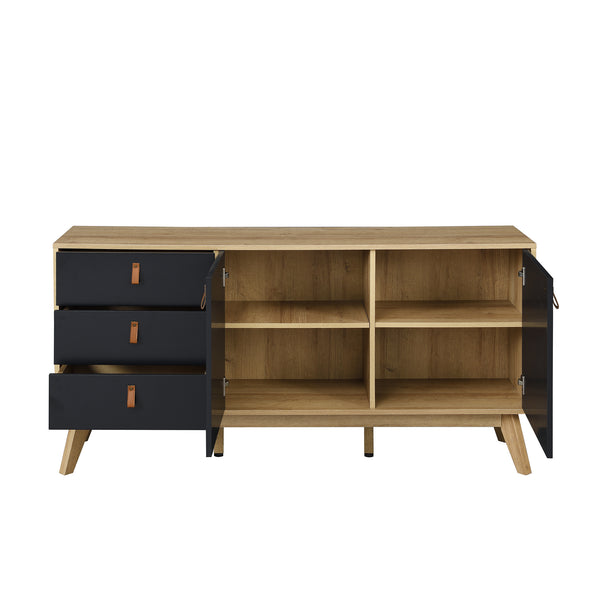 Tallis Two Tone Sideboard with 2 doors and 3 drawers