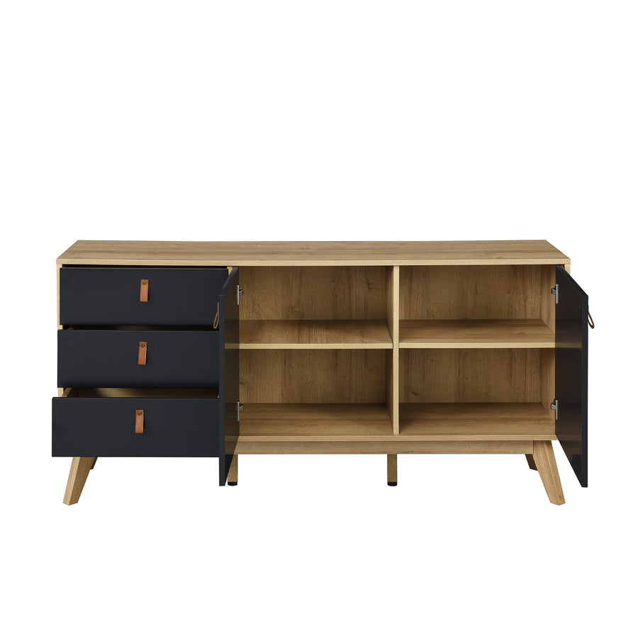 Tallis Two Tone Sideboard with 2 doors and 3 drawers - daals