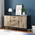 Carnaby 2 Cupboard 3 Drawer Sideboard - daals