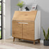 Ernest Writing Bureau in White & Oak Colour - daals