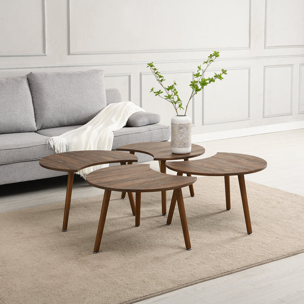 Monza 4-in-1 Walnut Effect Coffee Table