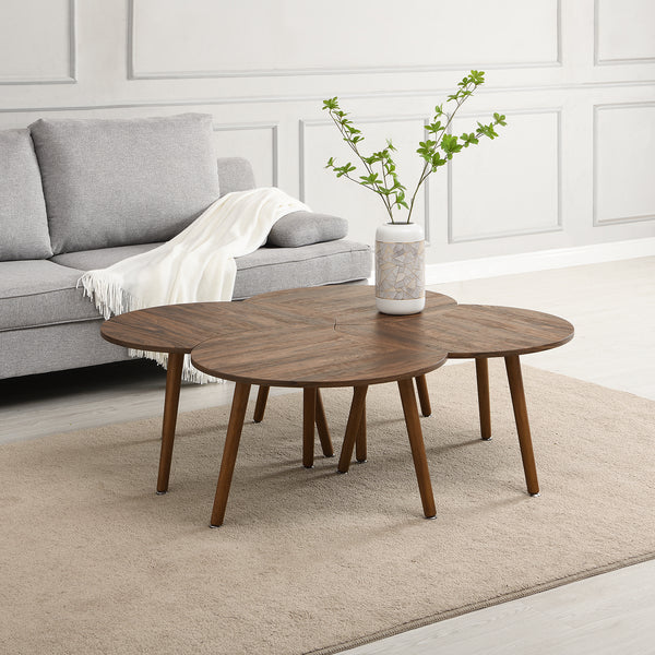 Monza 4-in-1 Walnut Effect Coffee Table