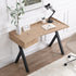 Lytton 1 - Drawer Oak Effect Desk with Angled Desk Top - daals