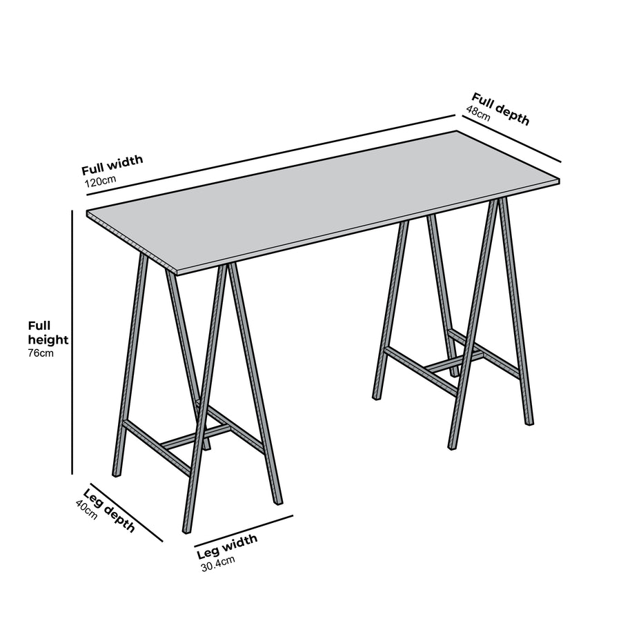 Ravena Marble Effect Console Table - daals