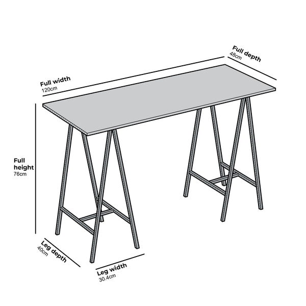 Ravena Marble Effect Console Table - daals