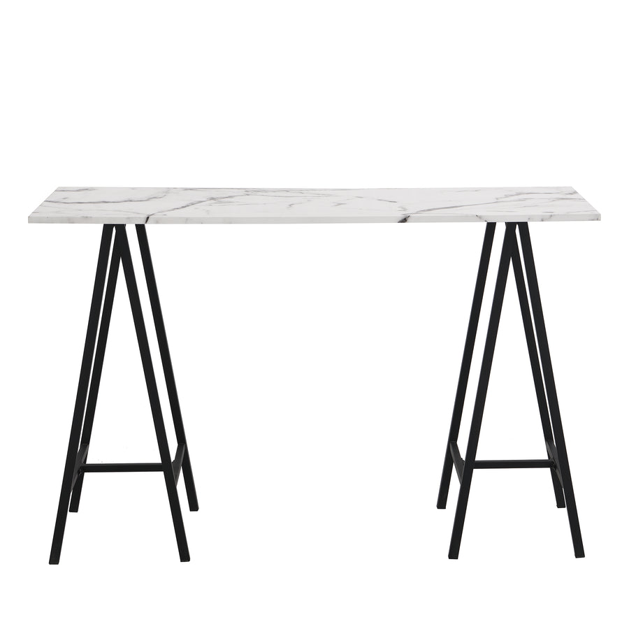 Ravena Marble Effect Console Table - daals
