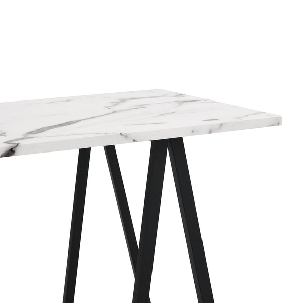 Ravena Marble Effect Console Table - daals