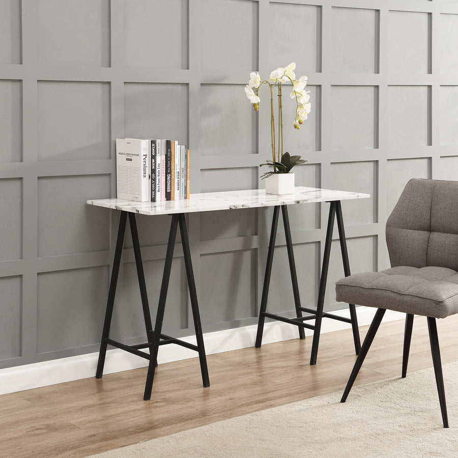 Ravena Marble Effect Console Table - daals