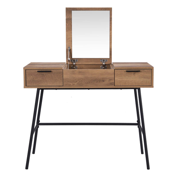 Selwyn Oak Effect Console Dressing Table daals