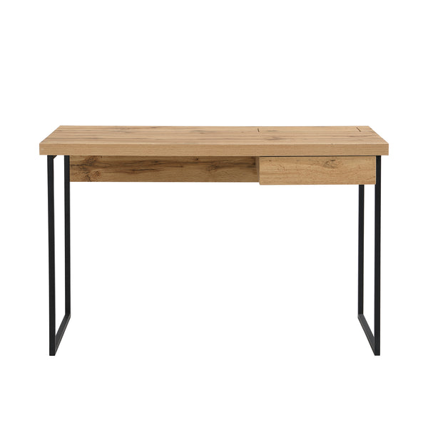 Vaxjo 1 Drawer Oak Effect Desk with Cable Management Storage