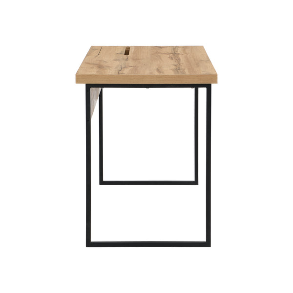 Vaxjo 1 Drawer Oak Effect Desk with Cable Management Storage