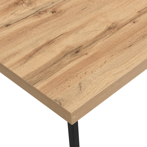 Vaxjo 1 Drawer Oak Effect Desk with Cable Management Storage