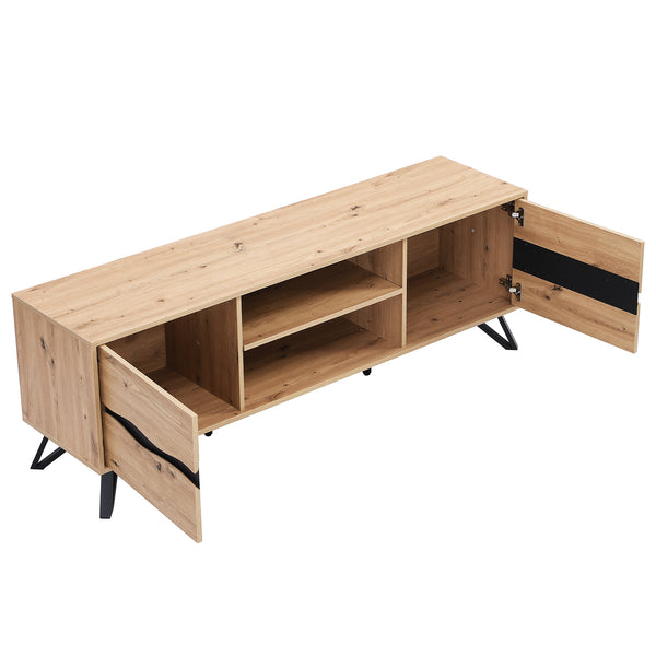 Weston Oak Effect Wide TV Unit
